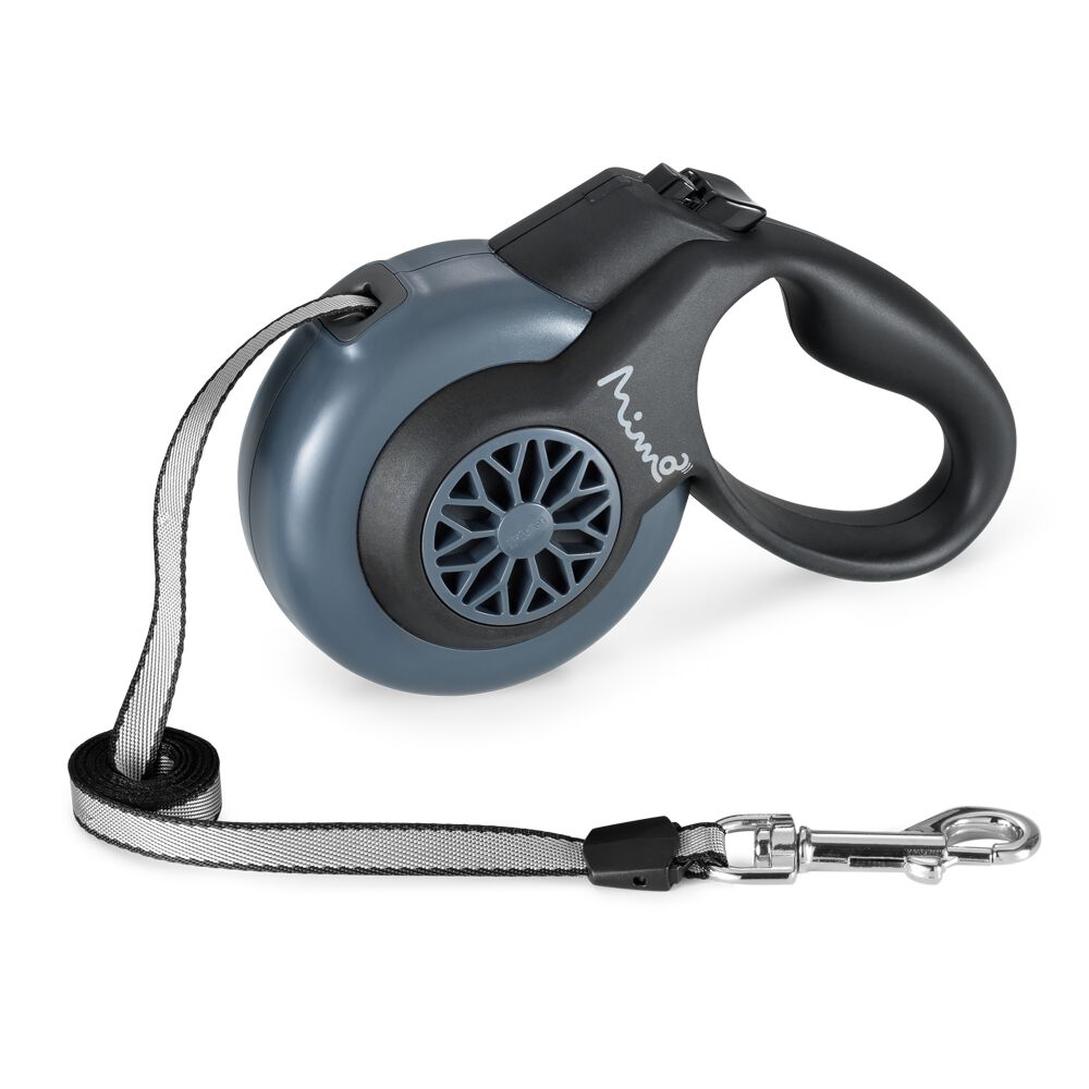 Correa Retrac Abs Perro Mimo M 5 Mt 25kg Gri Pp038 image number 0.0