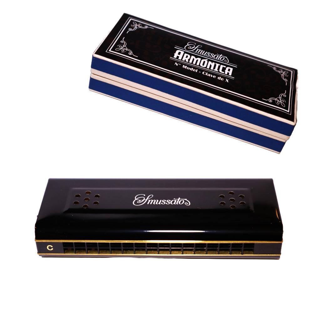 Arm&oacute;nica 16 Notas Doble Tonalidad Sm16-2bk Smussato image number 2.0