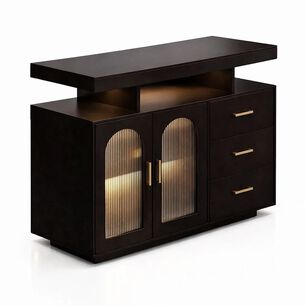 Mueble Cafetero Glasslight Con Led