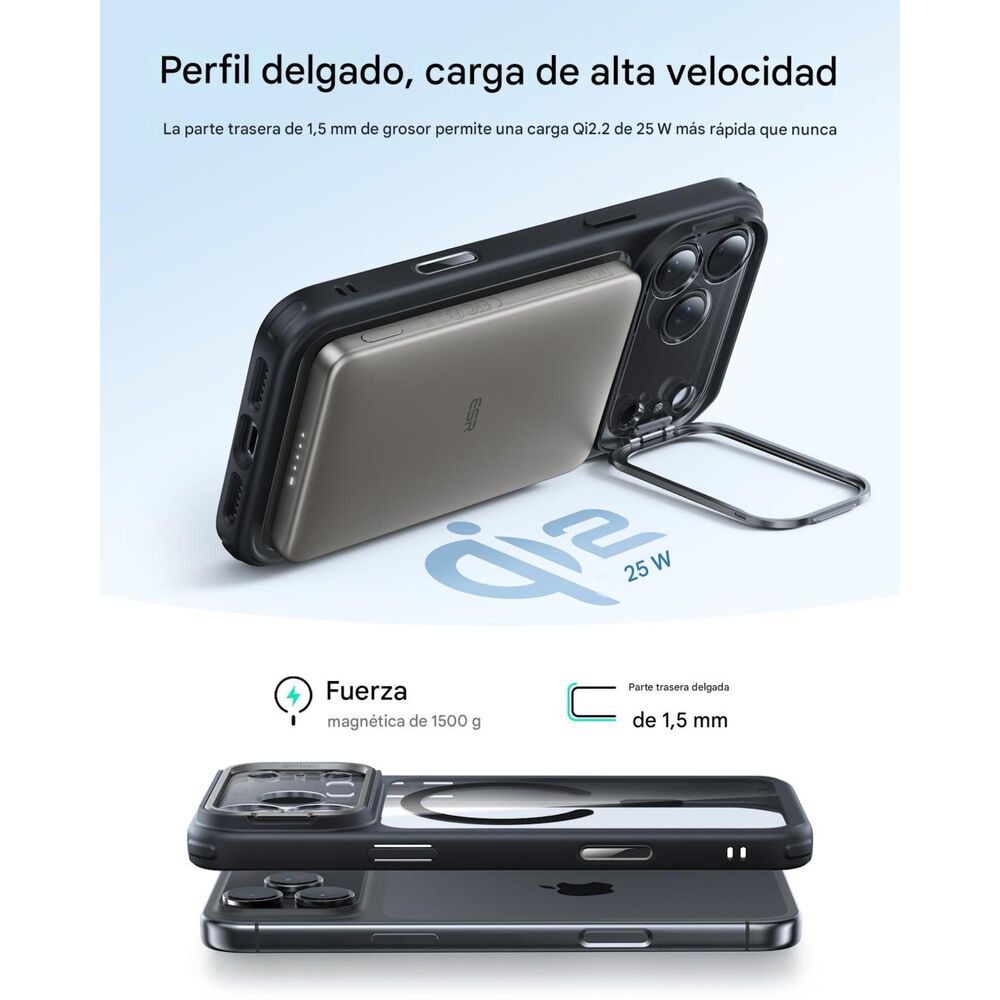 Para Iphone 17 Pro Max - Carcasa Magsafe Con Soporte image number 5.0