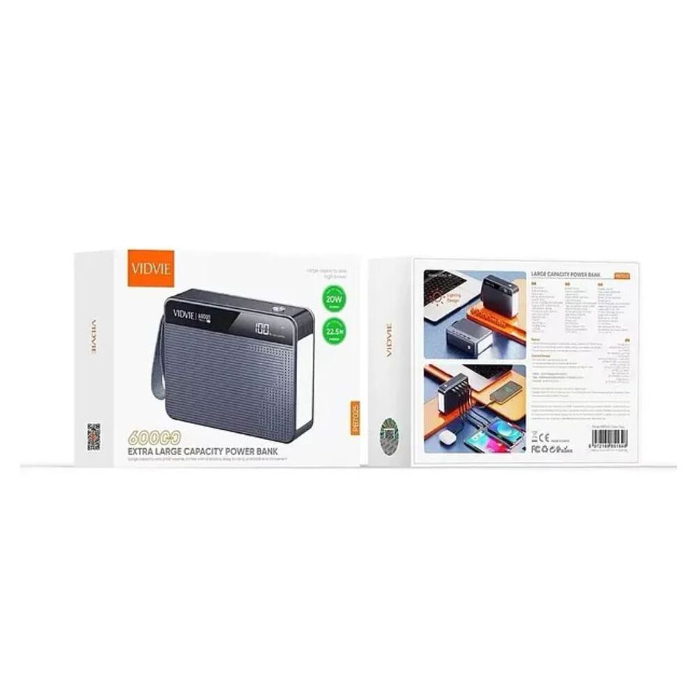 Power Bank Portátil Carga Rápida 27w Luz Led image number 6.0