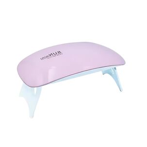 Mini Lámpara Uv Secador Uñas Portátil 13cm Usb Rosa