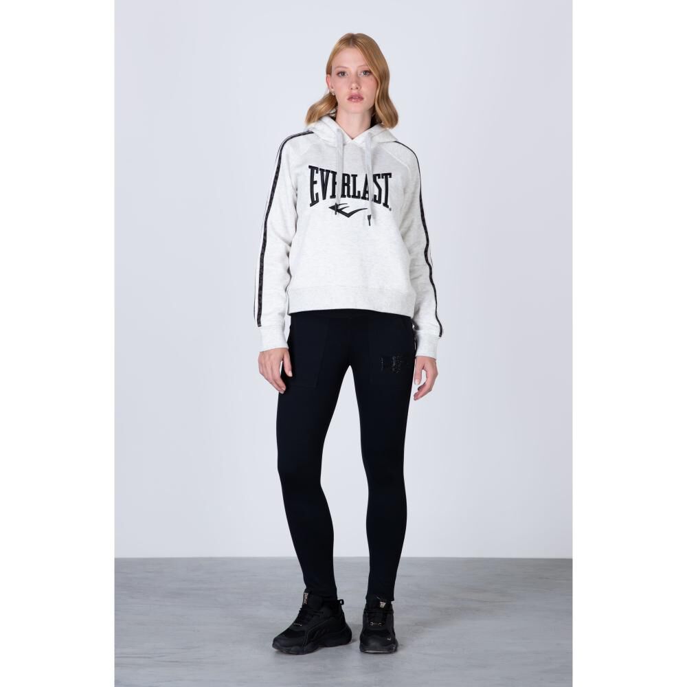 Poleron Hood Alba White Melange Everlast image number 3.0