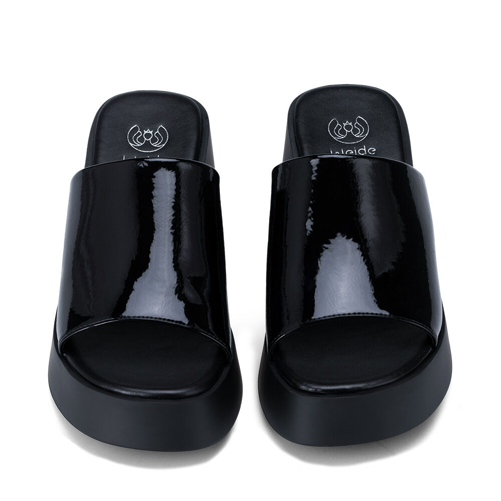 Sandalia Casual Plataforma Negra Mujer Weide Qiu330 image number 7.0