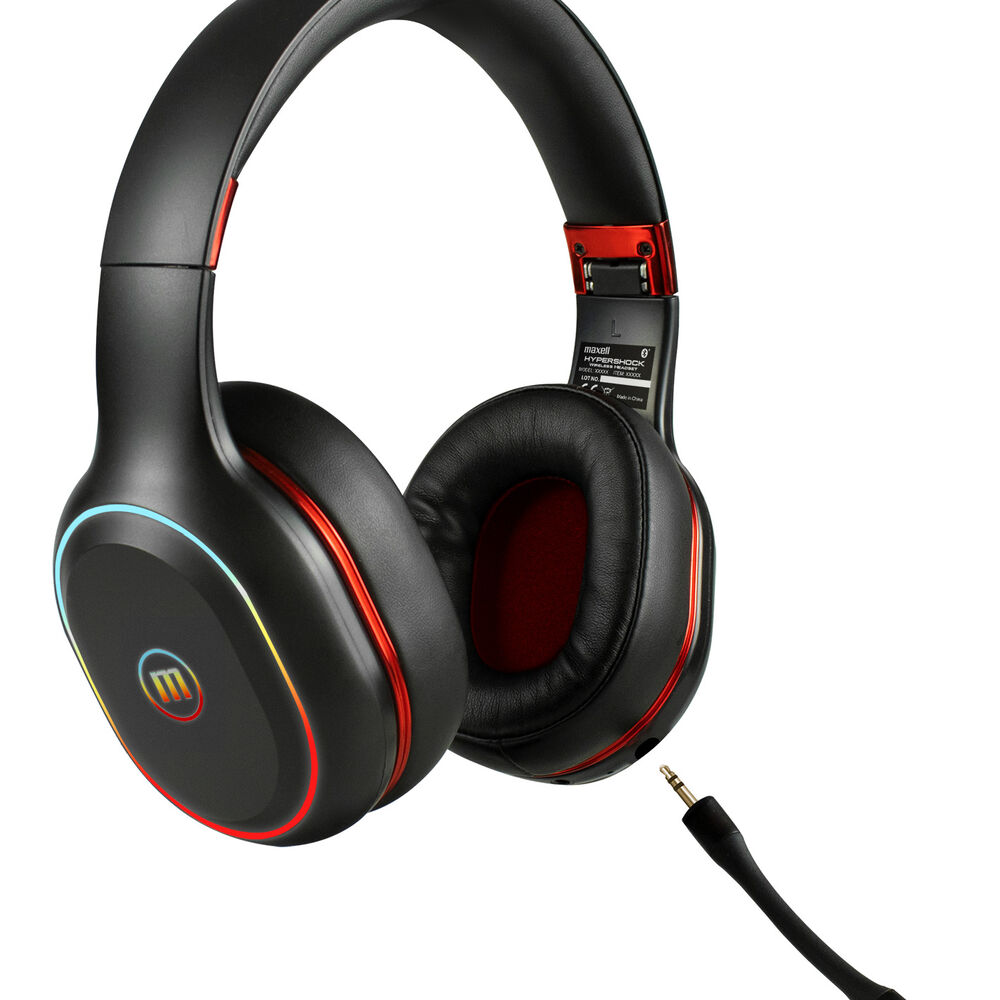Audífonos Gamer Maxell Inalámbrico Hypershock Bluetooth Rgb image number 1.0