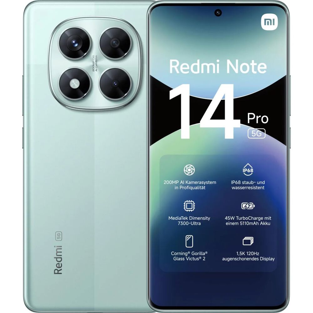Xiaomi Redmi Note 14 Pro 256gb 8gb Ram 5g - Verde image number 3.0