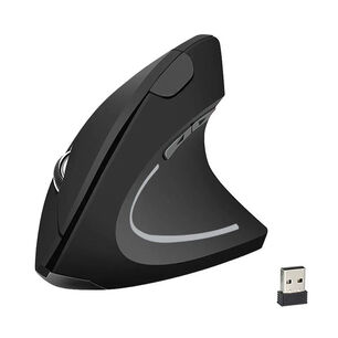 Mouse Vertical Ergon&oacute;mico Inal&aacute;mbrico &Oacute;ptico Con Dpi Ajustable