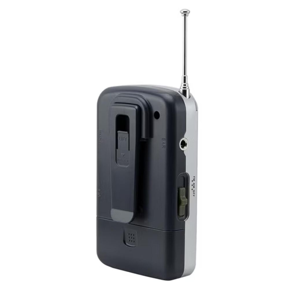 Radio Portatil A Pilas Con Audifonos Fm Am Ricx15 image number 1.0