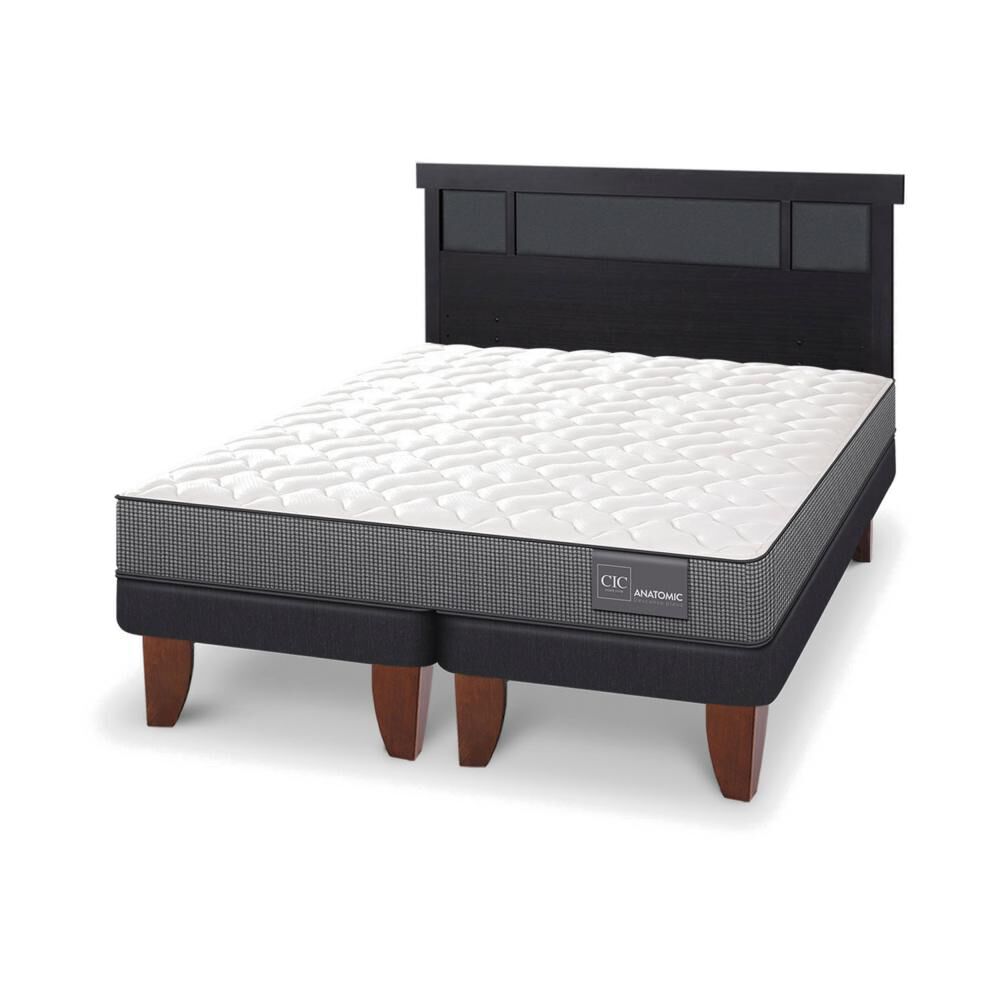 Cama Europea Cic Anatomic / King / Base Dividida + Respaldo image number 3.0