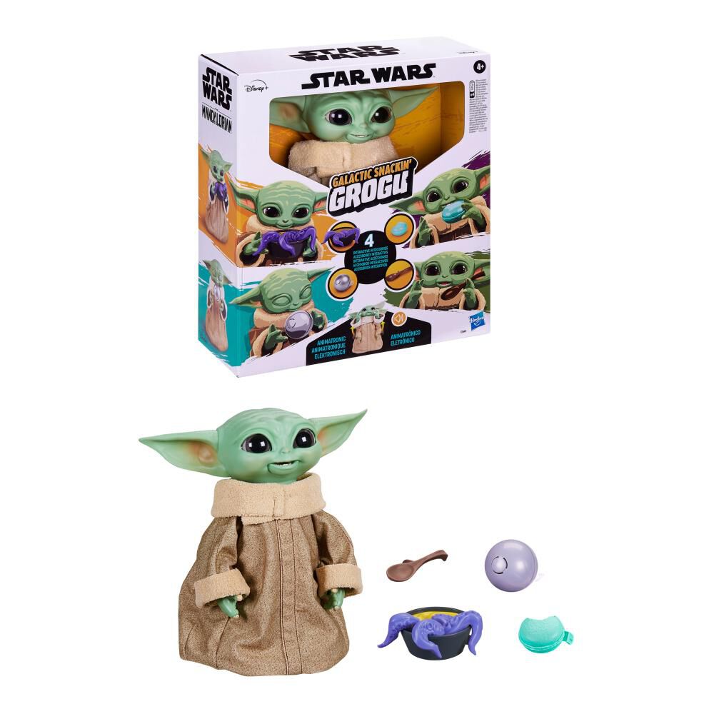 Figura De Acción Star Wars Baby Yoda Grogu image number 2.0