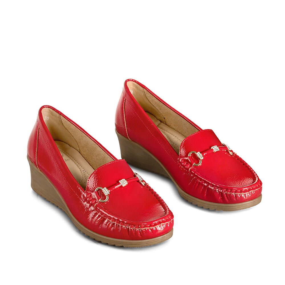 Mocasin Casual Mujer Vintage Cu&ntilde;a Charol Metalica Weide Js73 image number 7.0