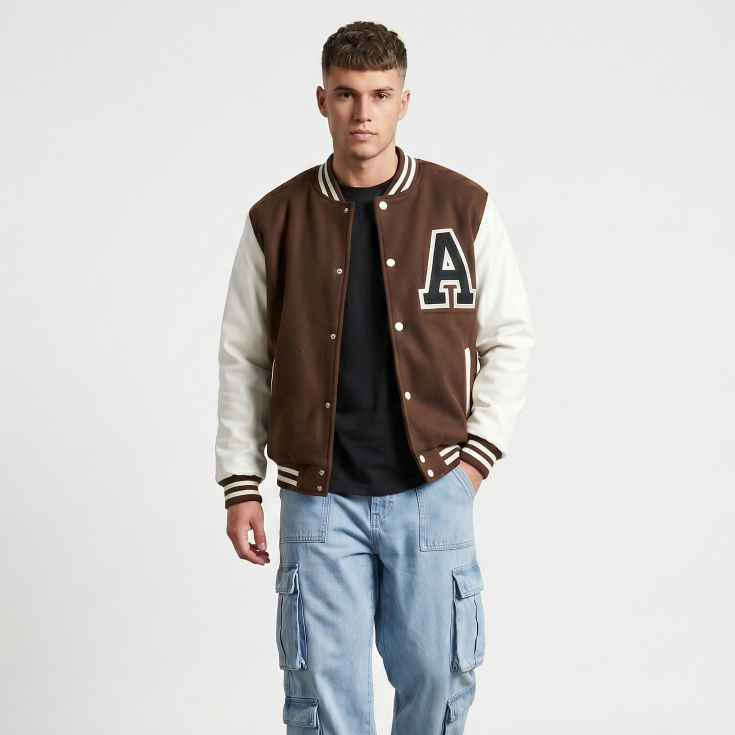 Chaqueta Poleron Universitaria Hombre Nigeria image number 0.0