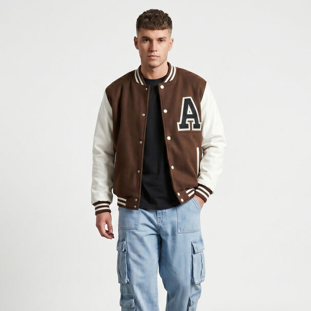 DJOE CHAQUETA POLERON UNIVERSITARIA HOMBRE NIGERIA