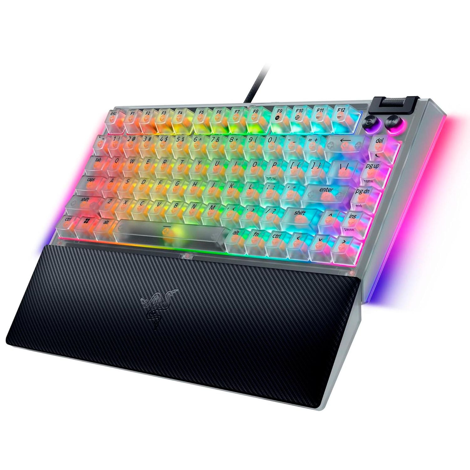 Teclado Gamer Razer Blackwidow V4 75% Switch Orange Phantom image number 2.0