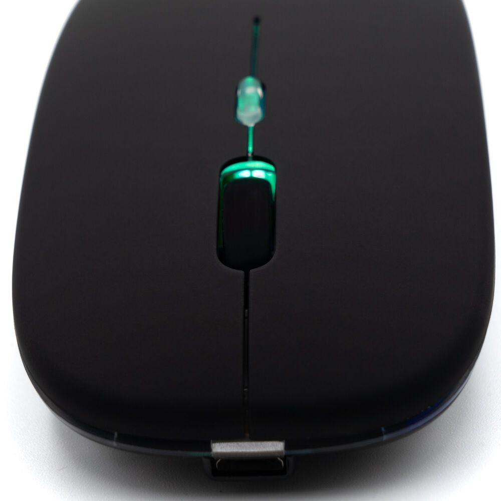 Mouse Dual Recargable Inal&aacute;mbrico Bluetooth Tecmaster Negro image number 2.0