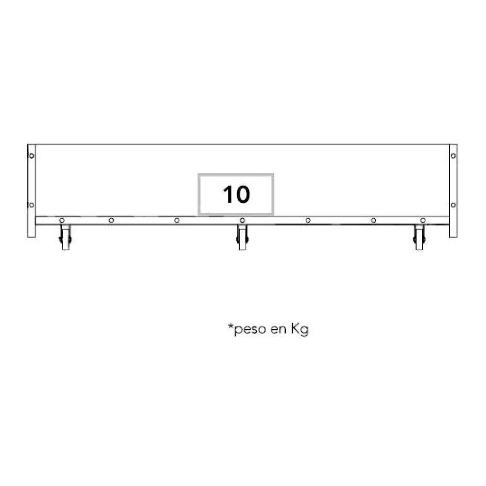 Cómoda Tuhome Zapatero Metalwood image number 12.0