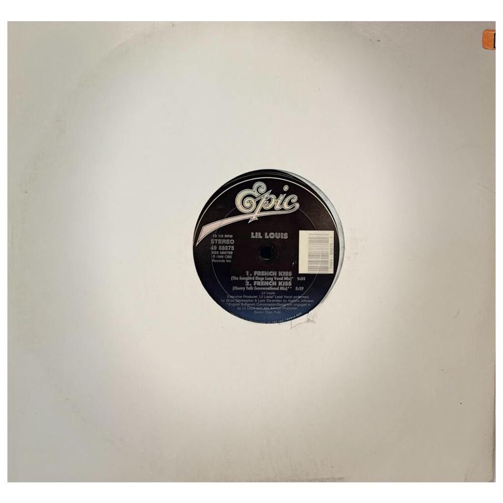 Lil Louis - French Kiss| 12" Maxi Single Usado image number 1.0