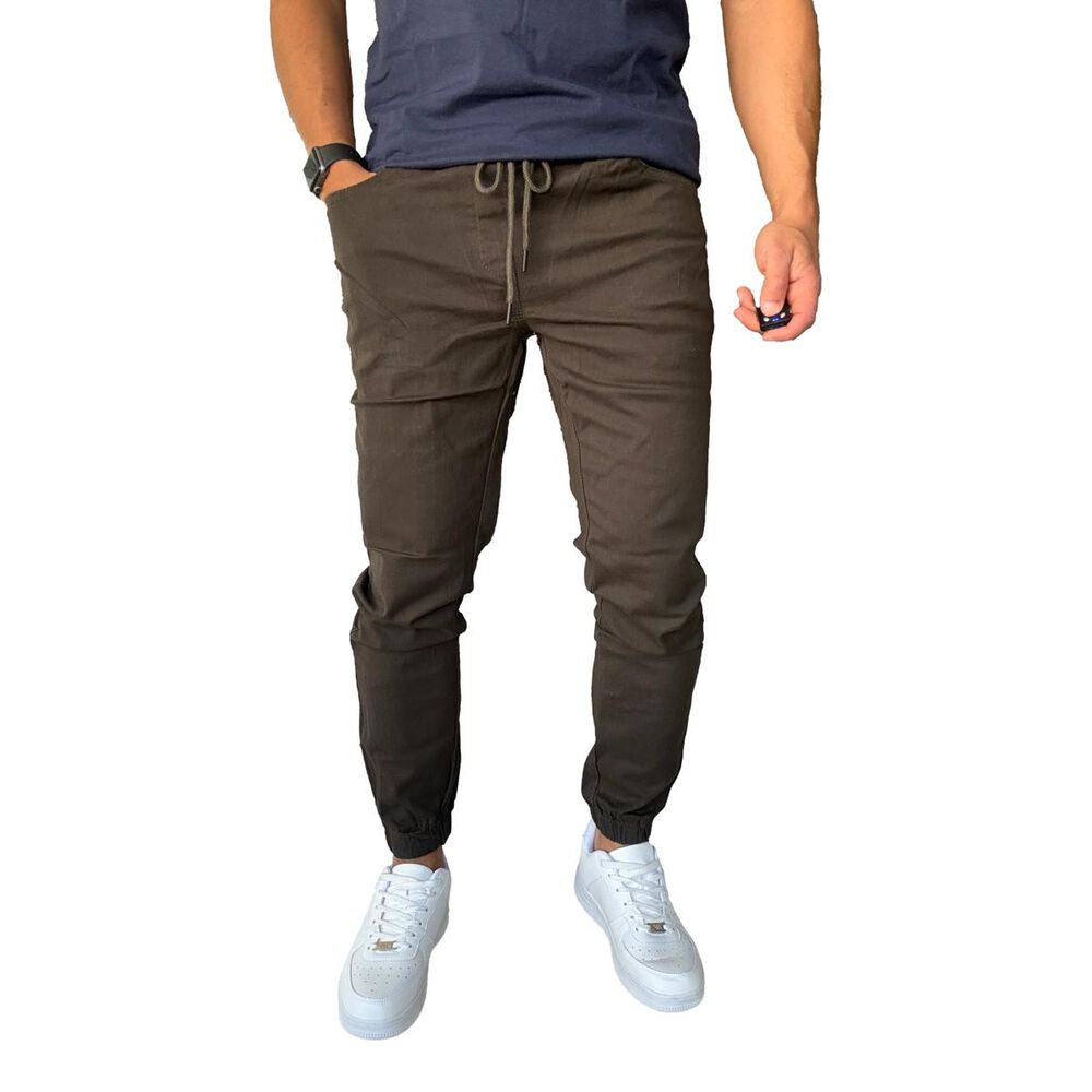 Jogger Mosaico Pantal&oacute;n Slim Fit Elasticado Colores image number 33.0