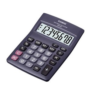 Calculadora De Escritorio 8 D&iacute;gitos Casio Mw-8v-bk