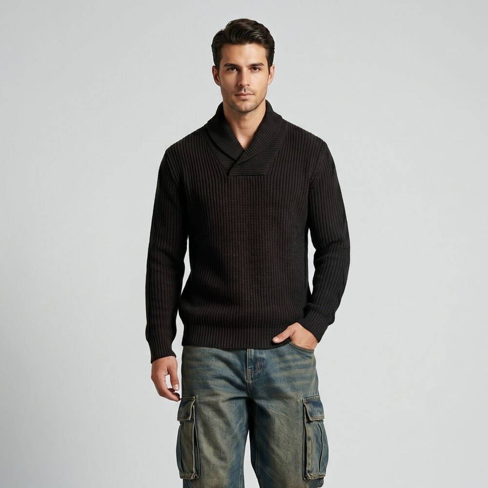 Su&eacute;ter Jersey Cuello Smoking Tejido Hombre Otaki image number 0.0