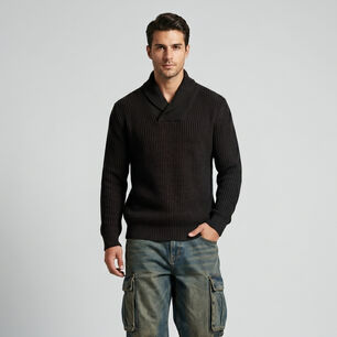Su&eacute;ter Jersey Cuello Smoking Tejido Hombre Otaki
