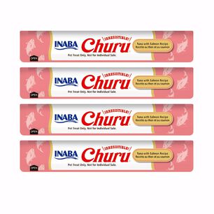 Churu Gato Sabor At&uacute;n Y Salm&oacute;n 24 Unidades