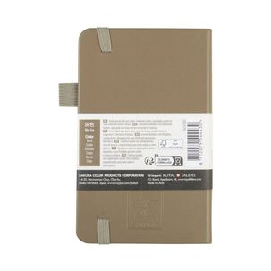 Libreta Hoja Crema Con Cuadrados 9x14cm(gris Ceniza), Sakura