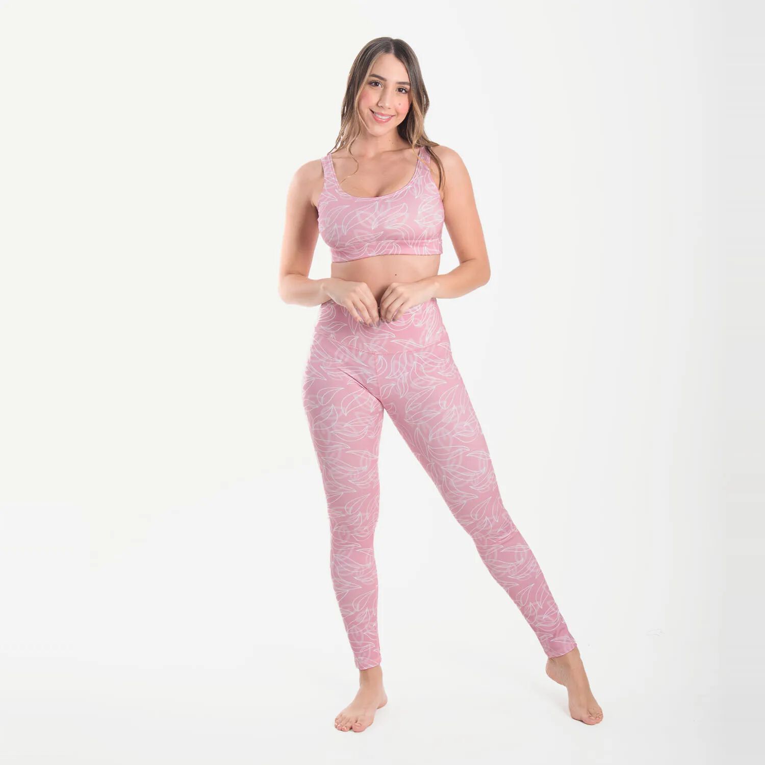 Conjunto Deportivo Hojas Leggins + Top image number 0.0