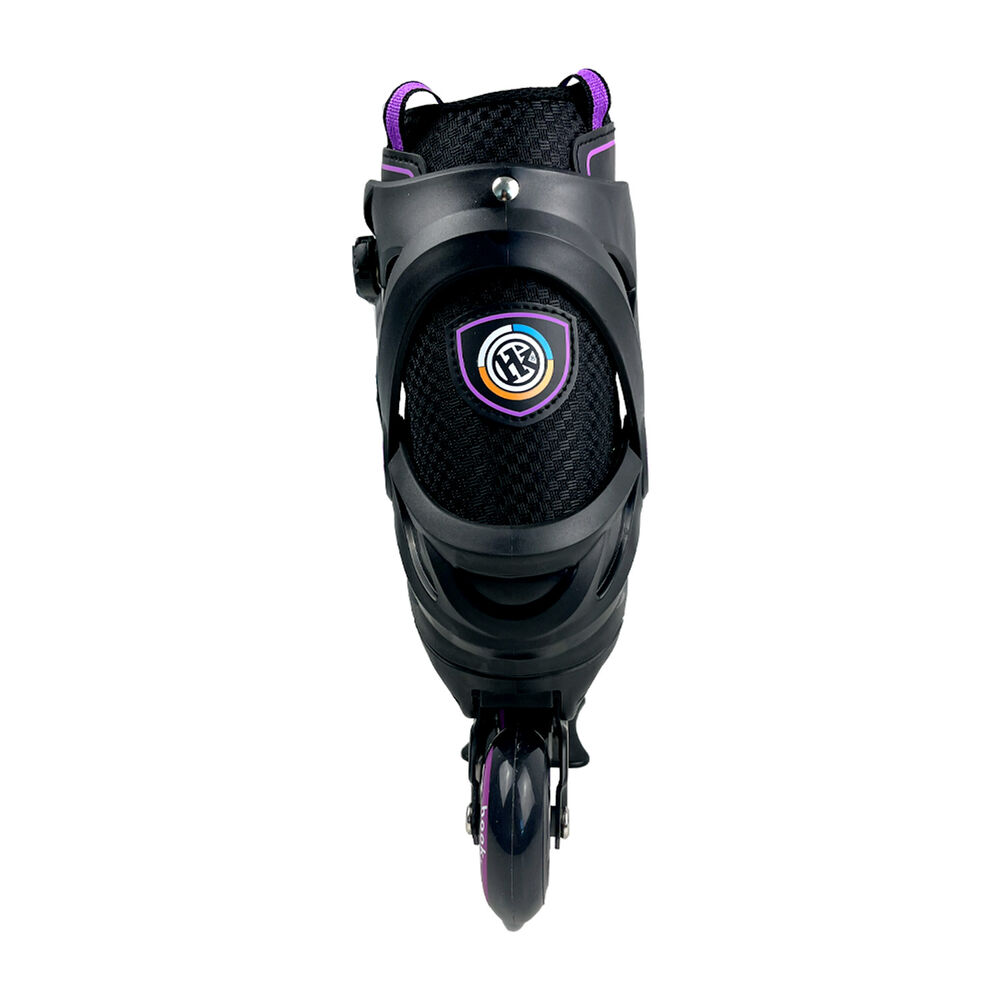 Patines En Linea Extensibles Hook Fitness Morado M (34-37) image number 5.0