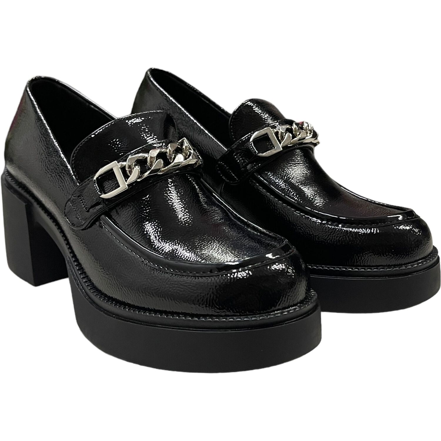 Mocasin Mujer Negro Amsterdam Detogni image number 2.0
