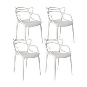 Pack 4 Sillas Master Blanco