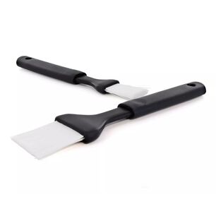 Pack 2 Piezas Brochas Cocina Resistente Calor Cerdas Blancas
