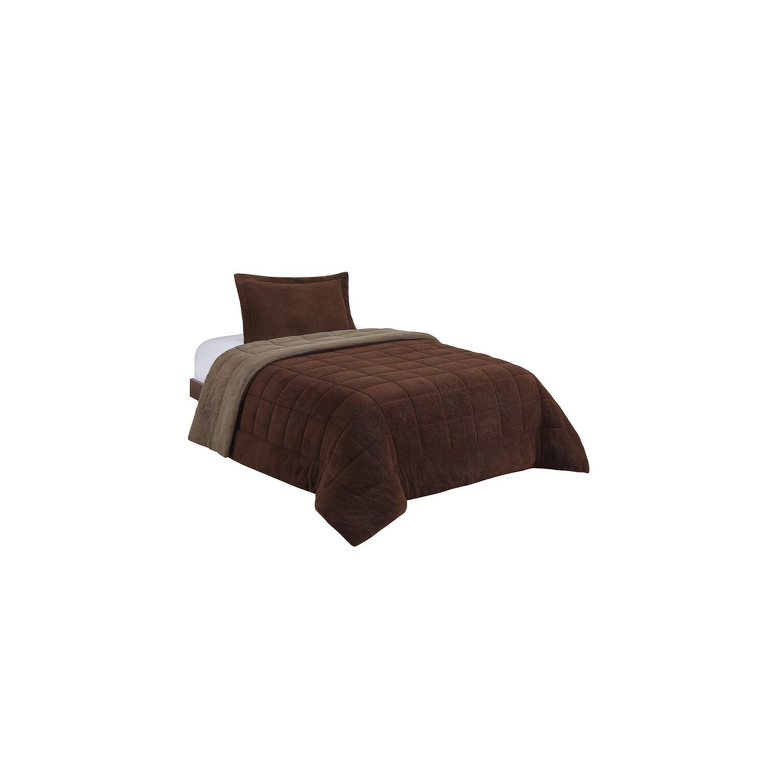 Plumon Andes Sherpa Bicolor Cafe 1.5 Pl image number 0.0
