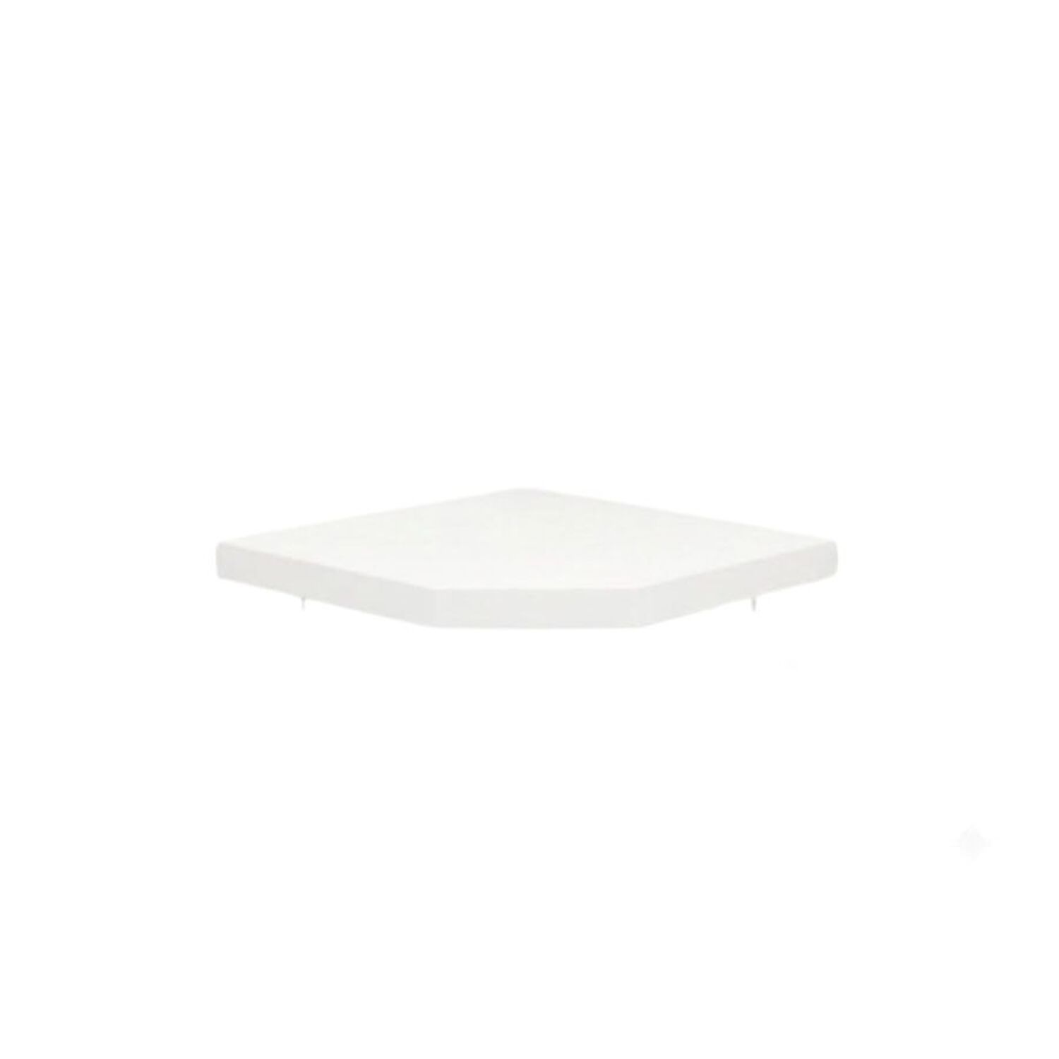 Repisa De Esquina Flotante Minimalista Blanca Organizador 30cm image number 0.0