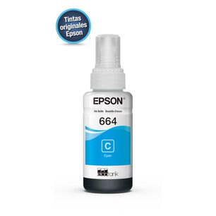 Tinta Epson T664 Cyan