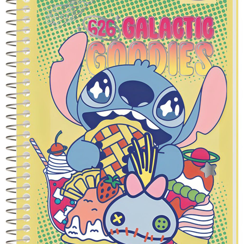 Pack 4pcs Cuadernos Especial 150hj Stitch Foodie image number 2.0