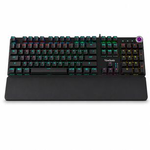Teclado Mec&aacute;nico Rgb Con Apoya Mu&ntilde;ecas Gamer Ku535 Viewsonic