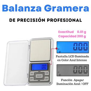 Pesa Gramera De Alta Precisi&oacute;n Hasta 200 Gramos Ws32s Pro
