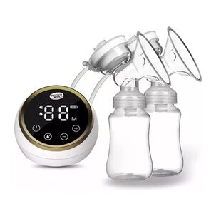Extractor De Leche Doble Succion Electrico Usb Blanco Infantil