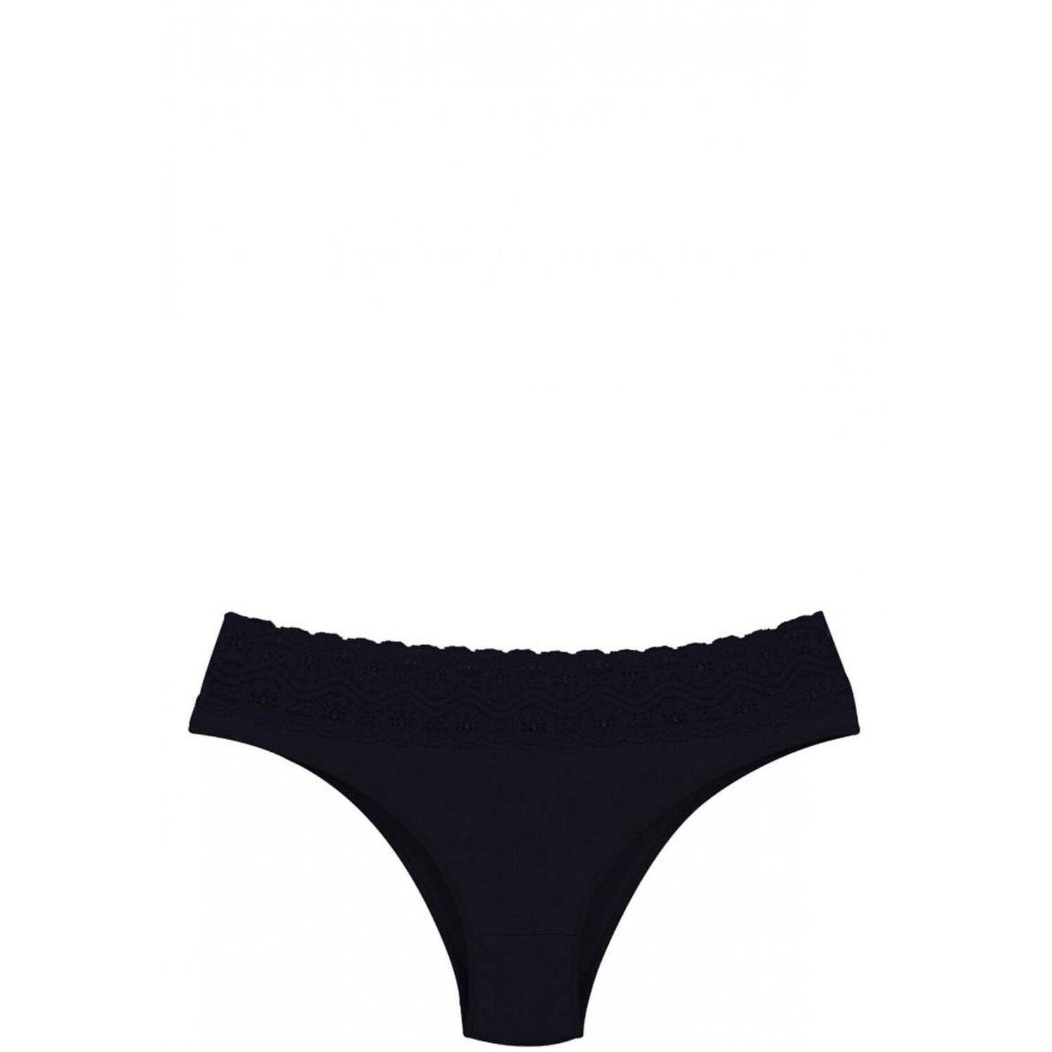 Bikini Algod&oacute;n Con Encaje Negro 2rios image number 3.0