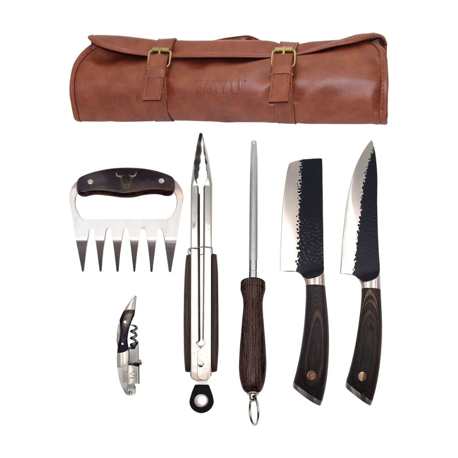 Wayu Set Parrillero Pu Cuero Premium image number 0.0