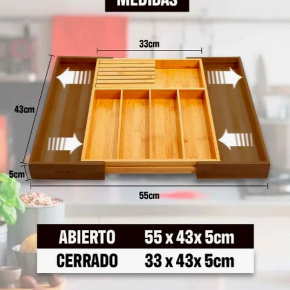 Organizador De Cubiertos Bamb&uacute; image number 5.0