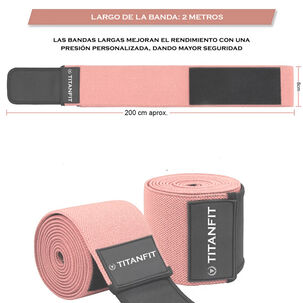Rodillera Elastica Pelta Rosada Titanfit