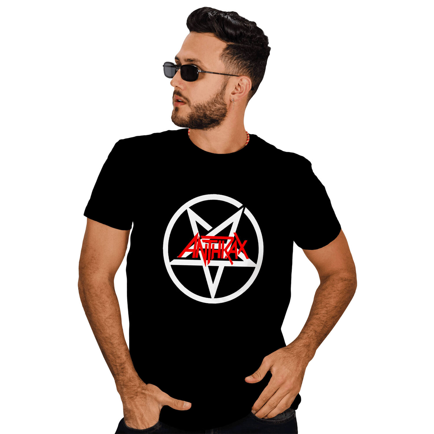 Polera Hombre Anthrax Metal Rock image number 0.0