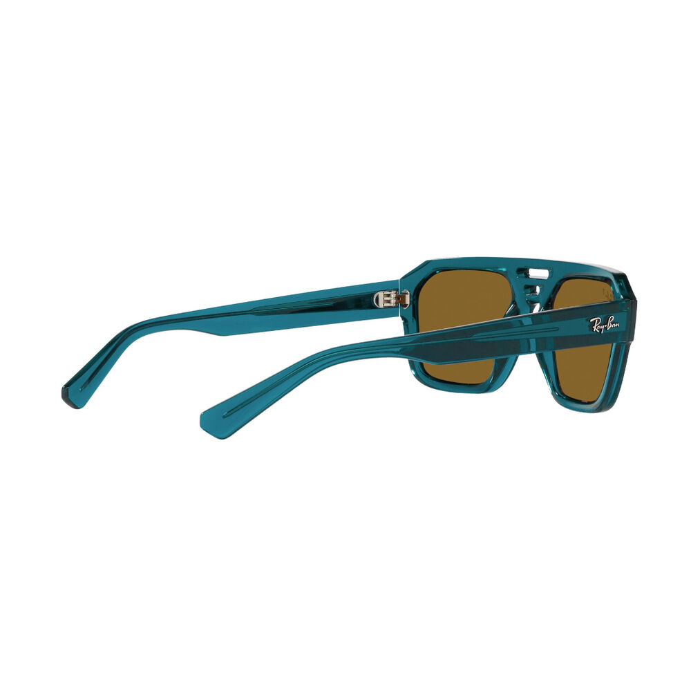 Lentes De Sol Corrigan Transparent Light Blue Polarizados Bio-based Sustentable Ray-ban image number 8.0