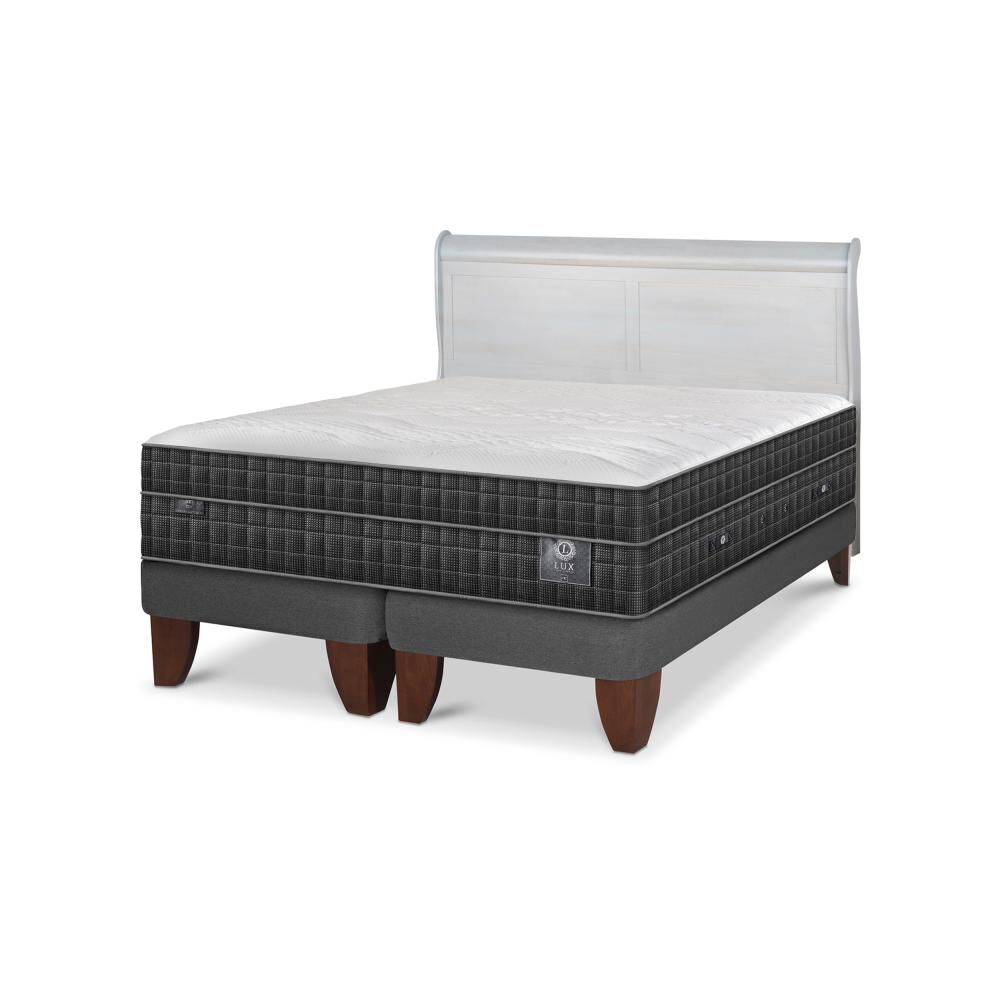 Cama Europea Cic Lux / King / Base Dividida + Respaldo image number 5.0