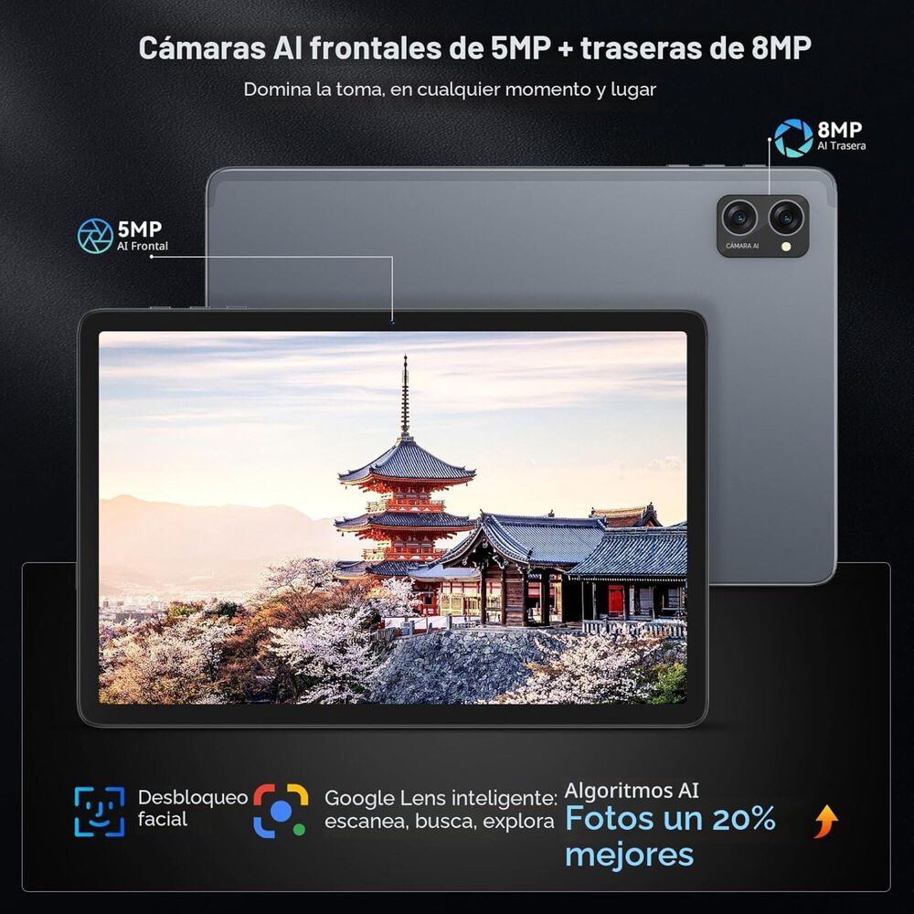 Tablet Cwht G16 - Android 15 Kit Teclado Mouse L&aacute;piz Funda image number 7.0
