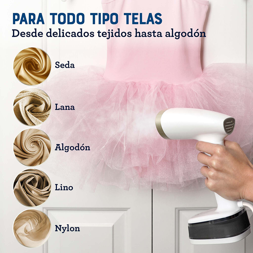 Plancha A Vapor Vertical De Mano Plegable Oster Blanco Gcstfs200 image number 5.0