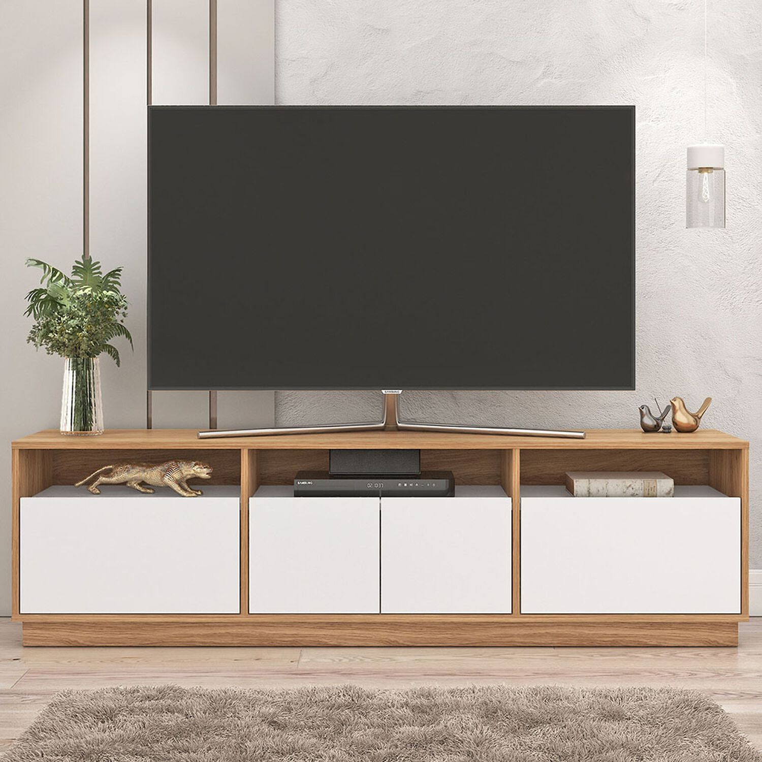 Rack Vekka Home Atlas / 2 Puertas / 2 Cajones image number 0.0
