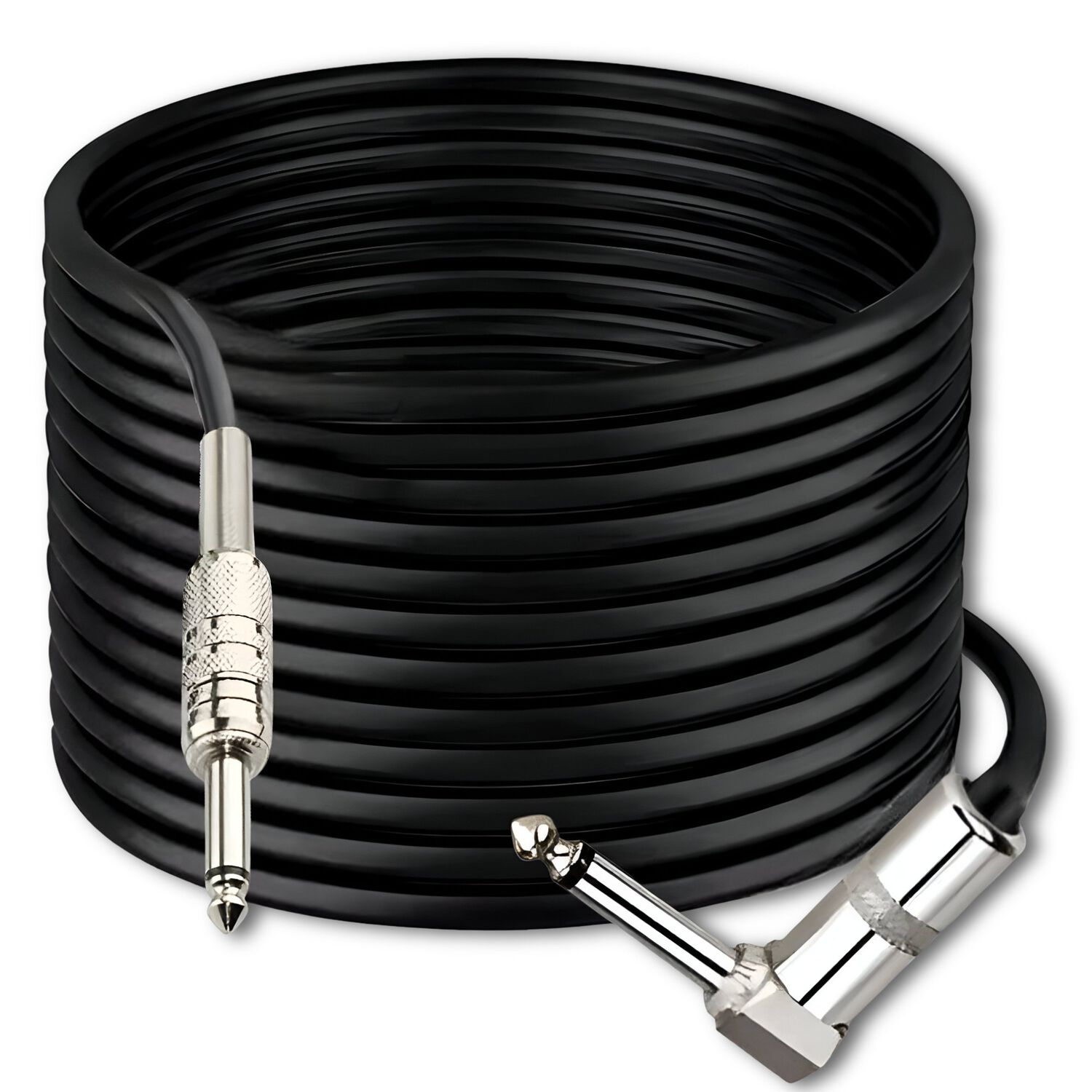 Cable De Audio Jack 6.3mm Macho A 6.3mm Macho 10 Metros En L image number 0.0